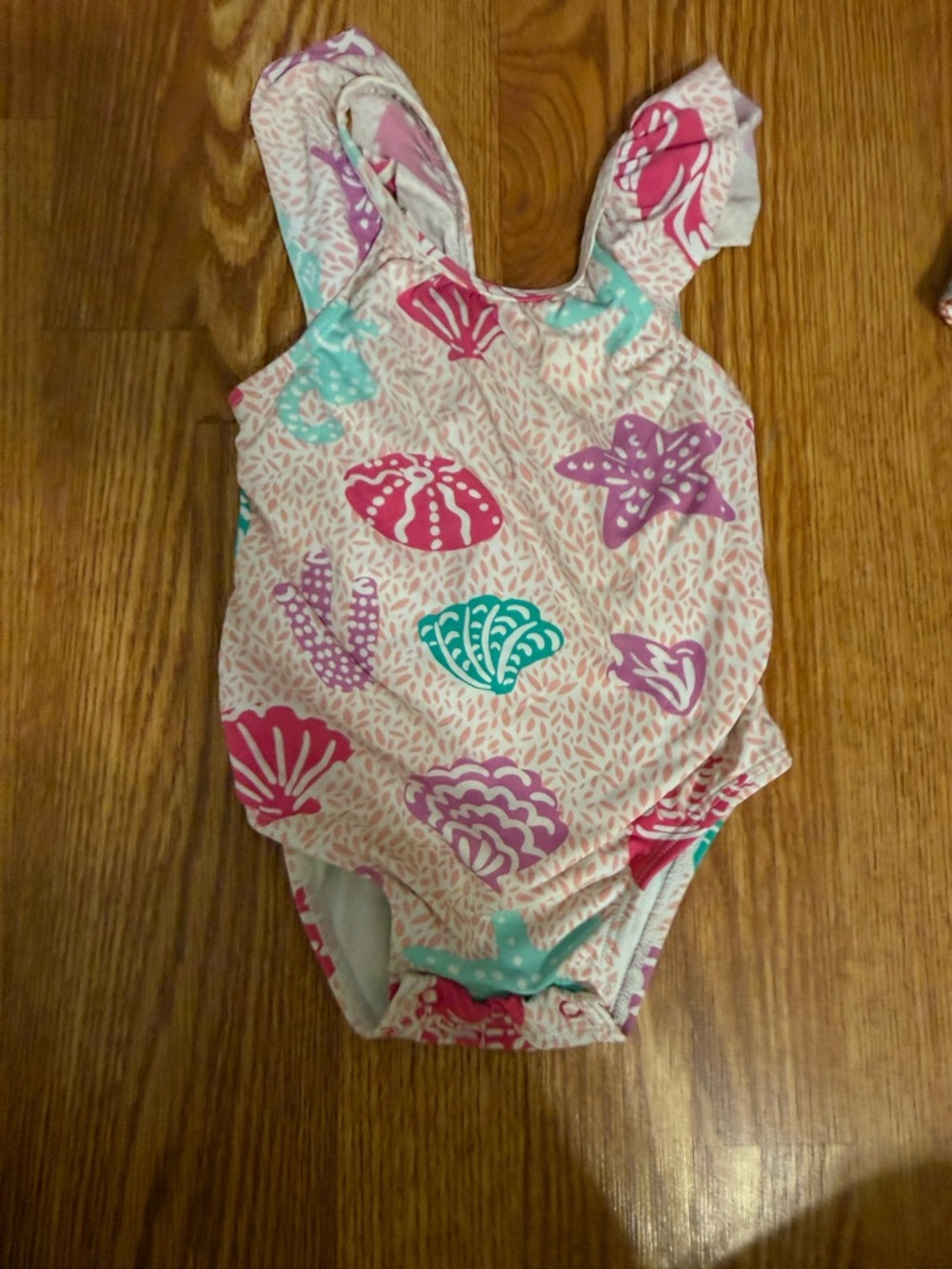 Hatley Girls One-Piece Swimsuit in Pink, Purple, Teal